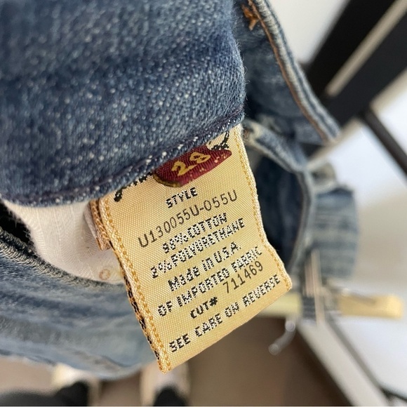 [28] 7 Of All Mankind Ombre Wide Leg Flare Denim Blue Jean Women’s #115561 - Picture 12 of 13